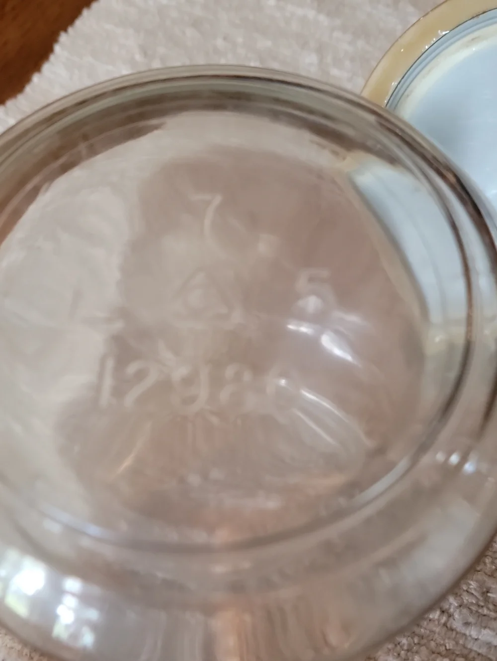 Handcrafted Chocolate Chip Cookie Topped Glass Jar Vitage 80's